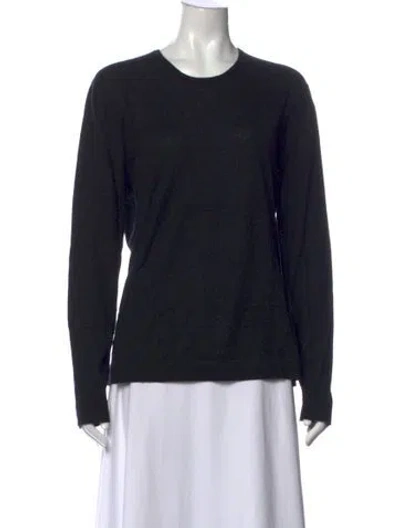 Pre-owned John Varvatos Crew Neck Sweater In Black