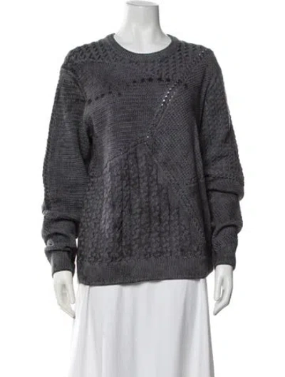 Pre-owned John Varvatos Crew Neck Sweater In Blue