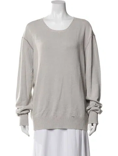 Pre-owned John Varvatos Crew Neck Sweater In Gray