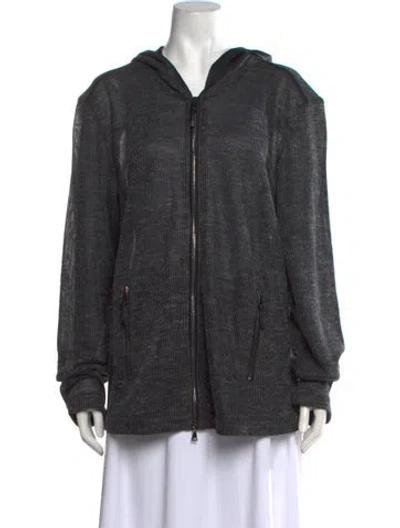 Pre-owned John Varvatos Crew Neck Sweater In Grey