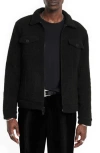 John Varvatos Cynder Regular Fit Boucle Trucker Jacket