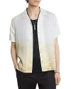 John Varvatos Dan Camp Collar Shirt In Hay