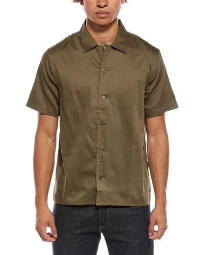 John Varvatos Danny Camp Shirt In Green