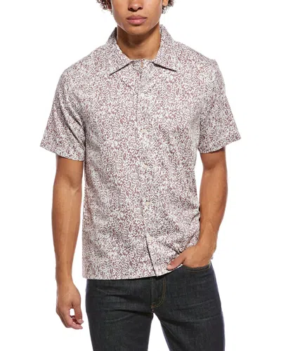 John Varvatos Danny Camp Shirt In Neutral