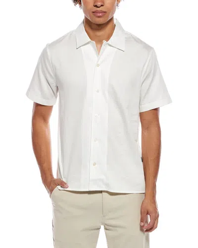John Varvatos Danny Camp Shirt In White