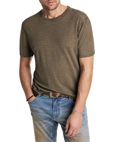 John Varvatos Delancey Regular Fit Crew Tee In Gray
