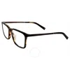 JOHN VARVATOS JOHN VARVATOS DEMO PILOT MEN'S EYEGLASSES V402 0BLT 55