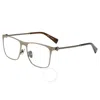 John Varvatos Demo Square Men's Eyeglasses V182 0gun 55