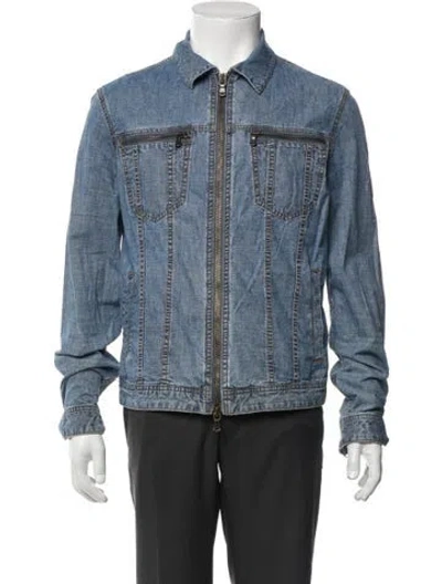 Pre-owned John Varvatos Denim Jacket In Blue