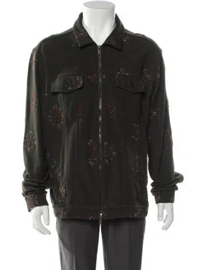 Pre-owned John Varvatos Denim Jacket In Green