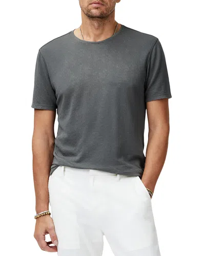 John Varvatos Devine Crew Tee In Iron Gray