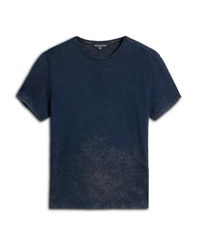 John Varvatos Devine Crew Tee In Navy