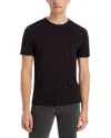 John Varvatos Eden Burnout Tee In Carbon Gray