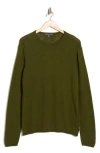 John Varvatos Eli Slub Cotton Sweater In Green