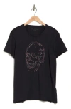 John Varvatos Embroidered Skull Organic Cotton T-shirt