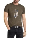 JOHN VARVATOS EMBROIDERED TEE