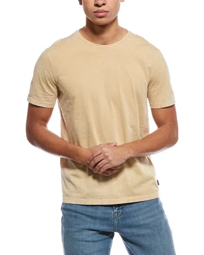 John Varvatos Enzo Marble Crewneck T-shirt In Neutral