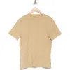 John Varvatos Enzo Marble Wash Cotton T-shirt In Light Khaki