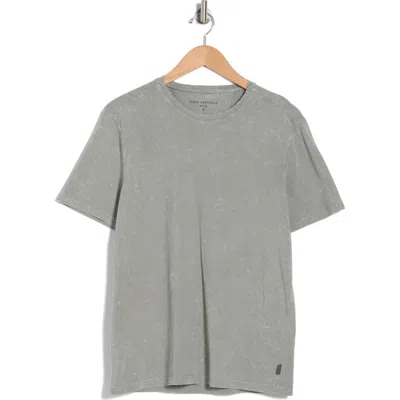 John Varvatos Enzo Marble Wash Cotton T-shirt In Med Grey