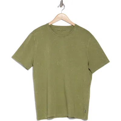 John Varvatos Enzo Marble Wash Cotton T-shirt In Pistachio
