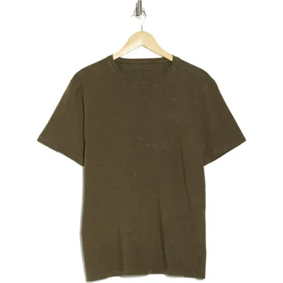 John Varvatos Enzo Marble Wash Cotton T-shirt In Teakwood