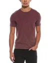 John Varvatos Enzo T-shirt In Burgundy