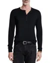 John Varvatos Eren Wool-blend Sweater In Black