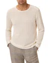 John Varvatos Esperia Textured Sweater In Neutral