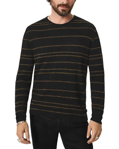 John Varvatos Everly Textured Stripe Sweater In Multi
