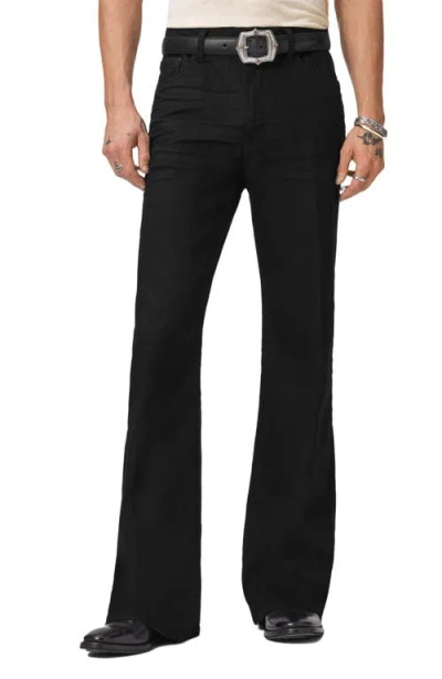 John Varvatos Fader Bootcut Jeans In Black
