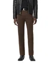 John Varvatos Flint Flare Leg Pants In Brown