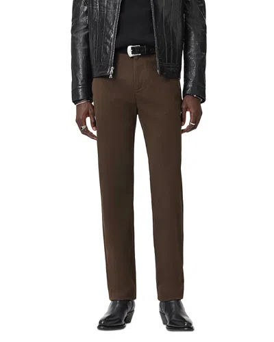 John Varvatos Flint Flare Leg Pants In Brown