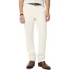 John Varvatos Flint Linen Blend Flared Leg Pants In Natural