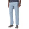 John Varvatos Flint Linen Blend Flared Leg Pants In Old Blue