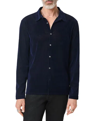 John Varvatos Florian Regular Fit Button Down Shirt In Blue