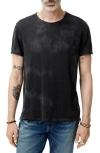 John Varvatos Freedom Raw Edge T-shirt In Black