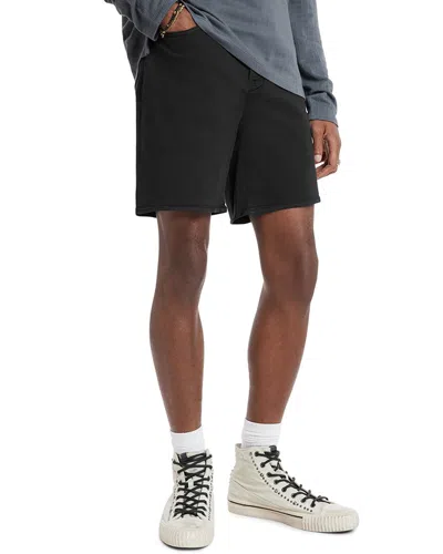 John Varvatos Garry Garment Dyed Short In Black