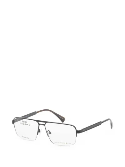 John Varvatos Geometric-frame Glasses In Gray