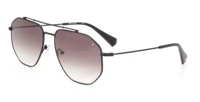 John Varvatos Grey Gradient Pilot Men's Sunglasses Sjv570 0bla 58 In Gray