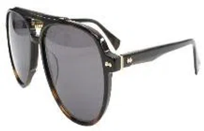John Varvatos Grey Pilot Men's Sunglasses Sjv576 0hav 57 In Purple