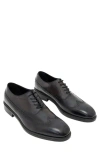 John Varvatos Harrison Longwing Leather Oxford In Black