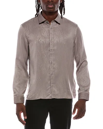 John Varvatos Hickory Shirt In White