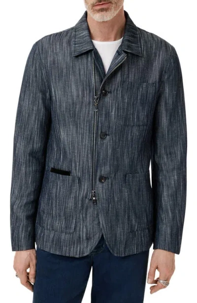 John Varvatos Homer Regular Fit Jacket In Black