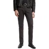 John Varvatos J701 Regular Fit Straight Leg Jeans In Chocolate