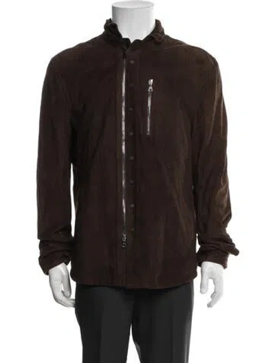 Pre-owned John Varvatos Jacket In Brown