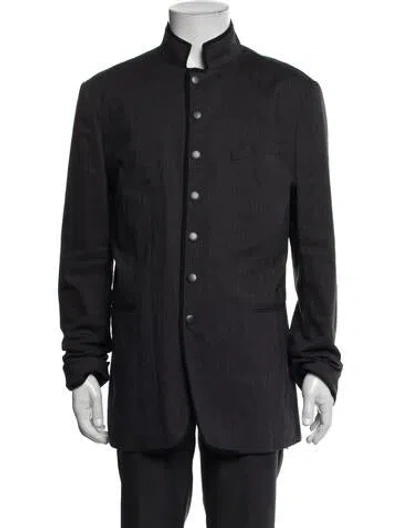 Pre-owned John Varvatos Jacket In Gray