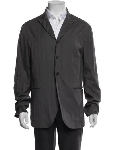 Pre-owned John Varvatos Jacket In Gray