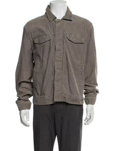 Pre-owned John Varvatos Jacket In Gray