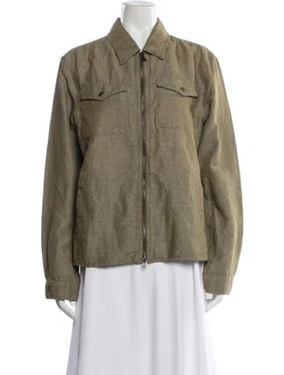 Pre-owned John Varvatos Jacket In Green
