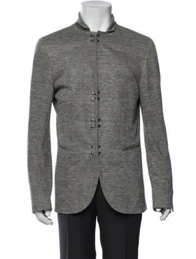 Pre-owned John Varvatos Jacket In Grey